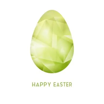 Easter Crystal Egg Illustrazione stock