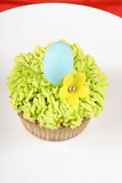 Easter cupcake Stock Photos