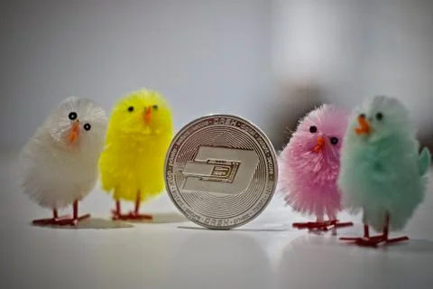 Easter dash coin Stock Photos