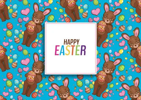Easter Day Background Stock Illustration