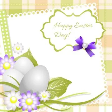 Easter day card or background Stock-Illustration