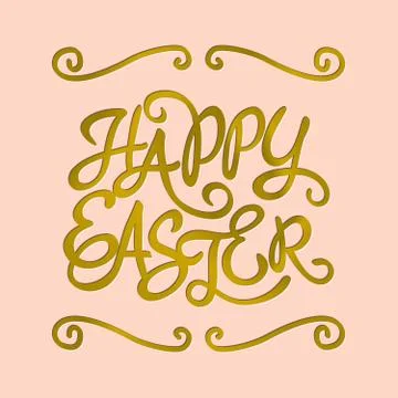 Easter Day Greeting Card Stock Illustration