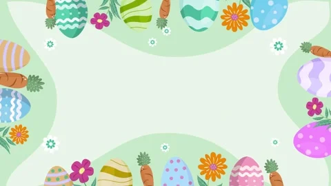 Easter day holiday background Stock Footage 302960616