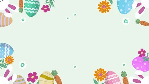 Easter day holiday background Stock Footage 302960620