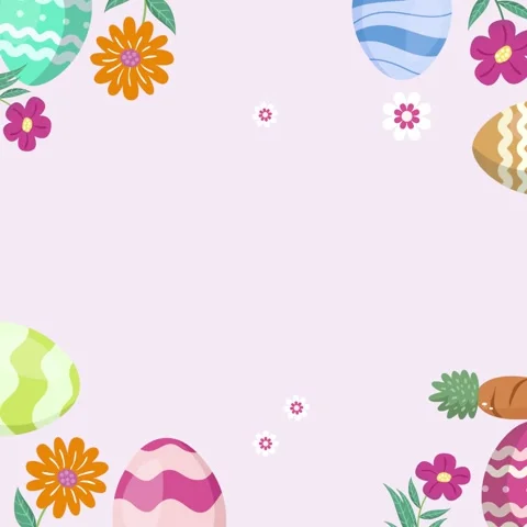 Easter day holiday background Stock Footage 302960719