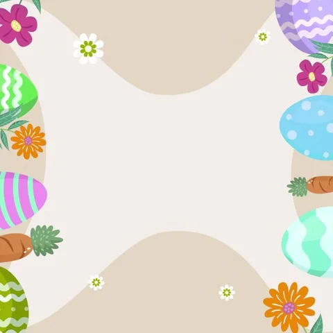 Easter day holiday background Stock Footage 302960773