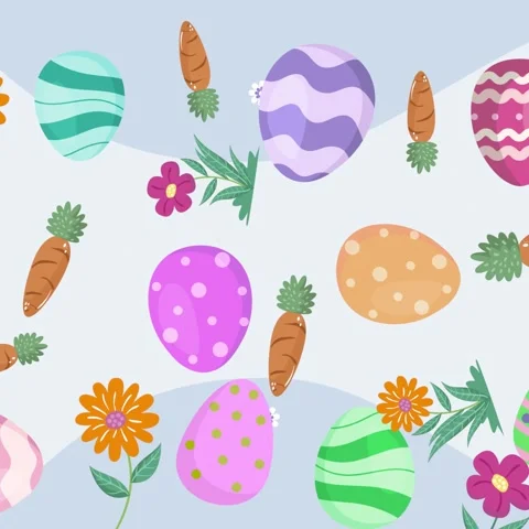 Easter day holiday background Stock Footage 302960960
