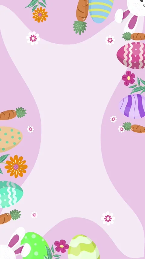 Easter day holiday background Stock Footage 302961004