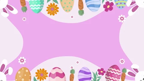 Easter day holiday background Stock Footage 302962013