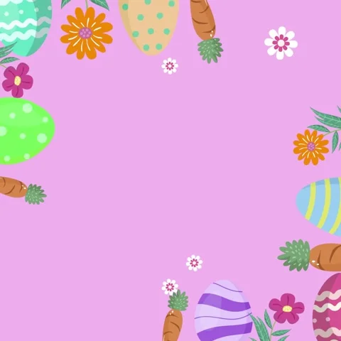 Easter day holiday background Stock Footage 302962453