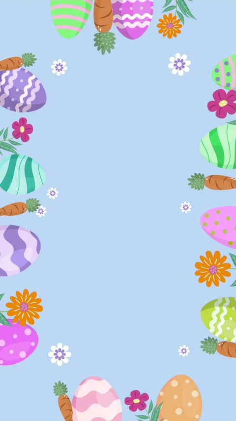 Easter day holiday background Stock Footage 302963119