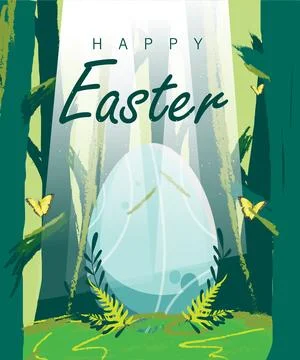 Easter Day Stock Illustration