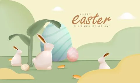 Easter Day 스톡 일러스트