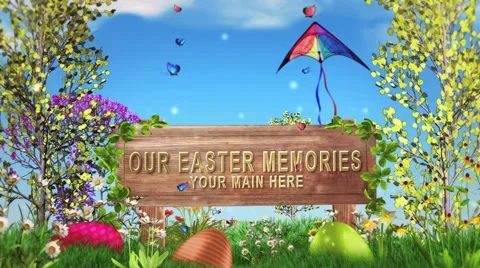 Easter Day Memories Stock After Effects