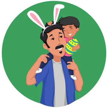 Easter Day. Vector design. New Year. Christmas. Happy Easter banner. Stock Illustration