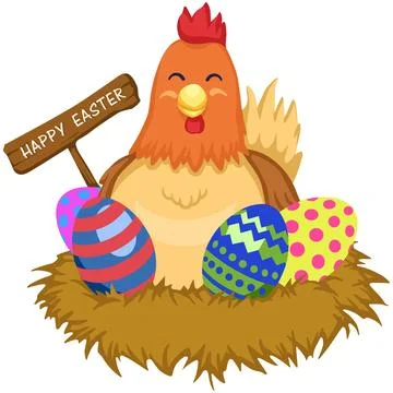 Easter Day. Vector design. New Year. Christmas. Happy Easter banner. Stock Illustration