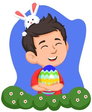 Easter Day. Vector design. New Year. Christmas. Happy Easter banner. Stock Illustration
