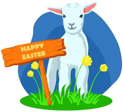 Easter Day. Vector design. New Year. Christmas. Happy Easter banner. Stock Illustration