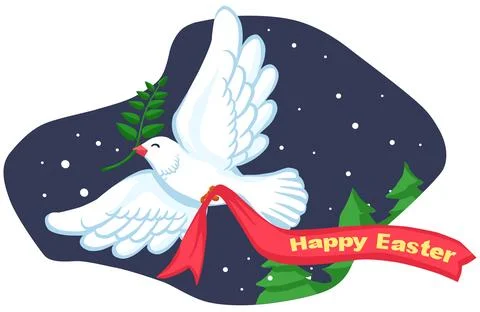 Easter Day. Vector design. New Year. Christmas. Happy Easter banner. Stock Illustration