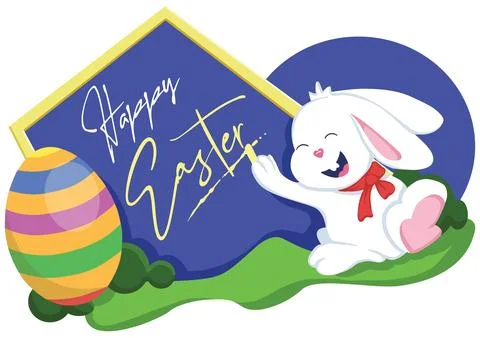 Easter Day. Vector design. New Year. Christmas. Happy Easter banner. Stock Illustration
