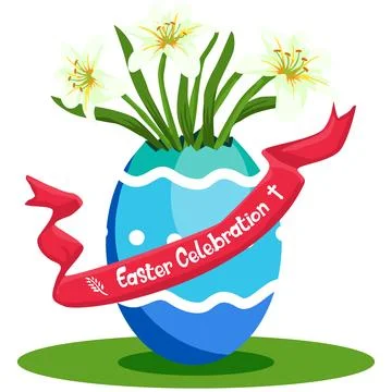 Easter Day. Vector design. New Year. Christmas. Happy Easter banner. Stock Illustration