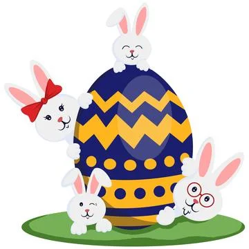 Easter Day. Vector design. New Year. Christmas. Happy Easter banner. Stock Illustration