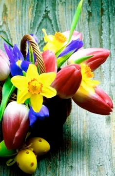 Easter Decoration Concept Stock Photos