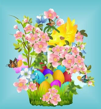 Easter decoration, Stock Illustration