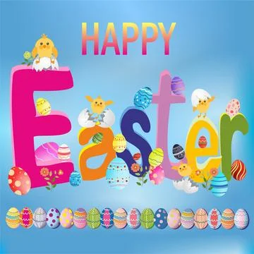 Easter decoration, Stock Illustration