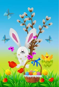 Easter decoration, Stock Illustration