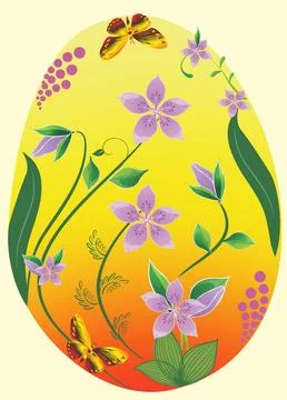 Easter decoration, Stock Illustration
