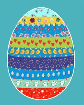 Easter decoration Stock Illustration