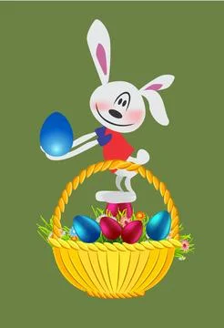 Easter decoration, Illustrazione stock