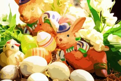 Easter decoration Stock Photos