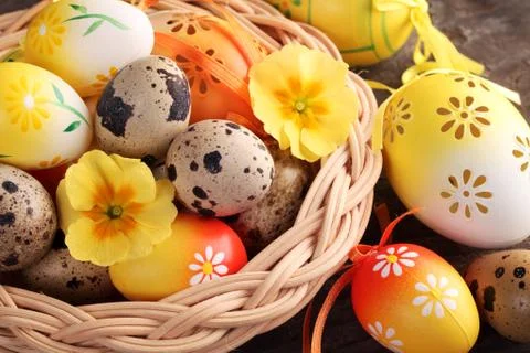 Easter decorations Stock Photos