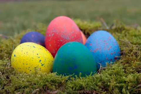 Easter decorations Stock Photos