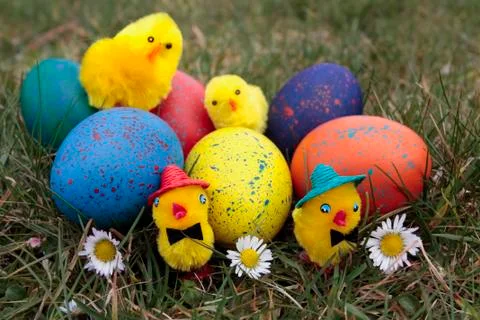 Easter decorations Stock Photos