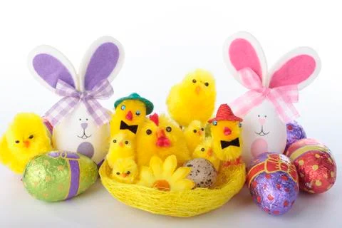 Easter decorations Stock Photos