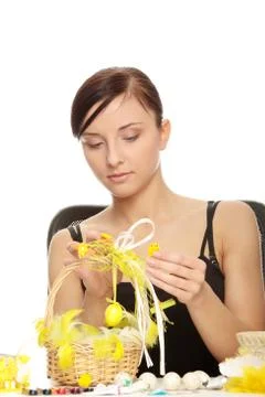 Easter decorations Stock Photos