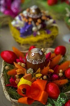 Easter Decorations Stock Photos