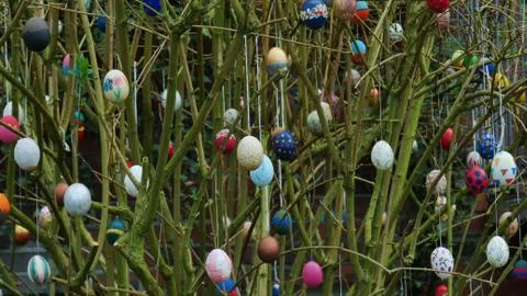 Easter decorations  库存照片