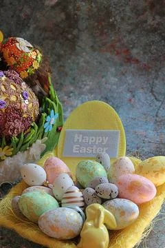 Easter decorations Stock Photos