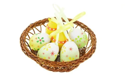 Easter decorative eggs Stock Photos