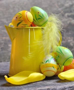 Easter decorative scene Foto stock