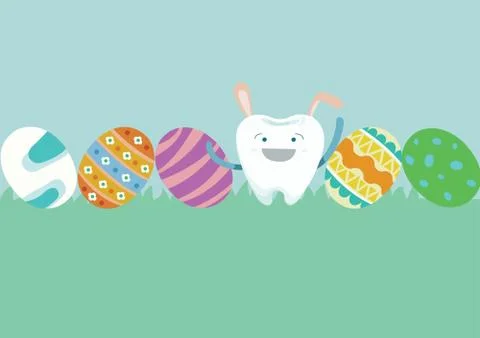 Easter of dental Stock Illustration