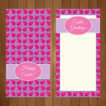 Easter design template Stock Illustration