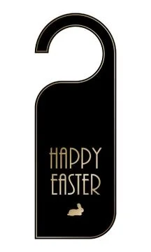 Easter door knob, vector, eps10 Stock Illustration
