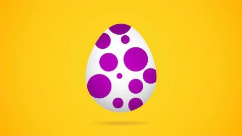 Easter, dotted egg, healthy people eating eggs, easter golden, kid easter, pa Stock Illustration