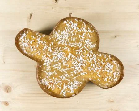 Easter dove cake Stock Photos