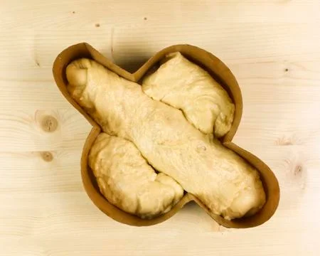 Easter dove cake Stock Photos